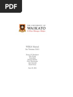 WEKA Manual For Version 3-6-5