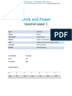 14.1 - Work and Power 1p - Edexcel Igcse Physics QP