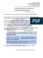 Regras Exame Qualificação