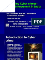 Combating Cyber Crimes in India