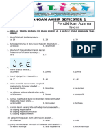 Soal UAS PAI Kelas 2 SD Semester 1 Ganjil Dan Kunci Jawaban WWW Bimbelbrilian Com PDF