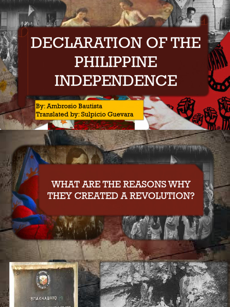Who Was The President During The Declaration Of Philippine Independence