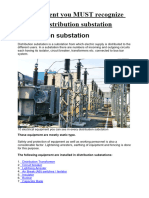 10 Equipment You MUST Recognize in Every Distribution Substation