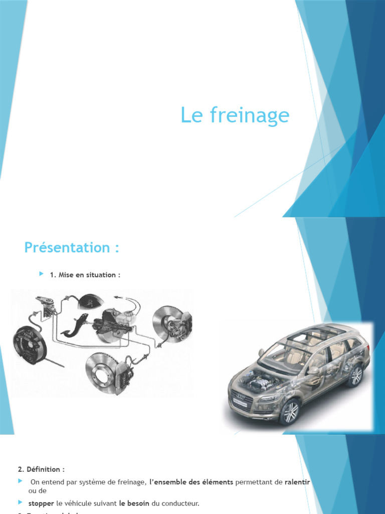 Le Freinage | PDF | Frein | Piston