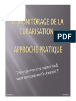 Monitorage de La Curarisation Approche Pratique