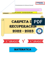 Carpeta de Recuperacion Matematica-3ero y 4to - Grado - 00001