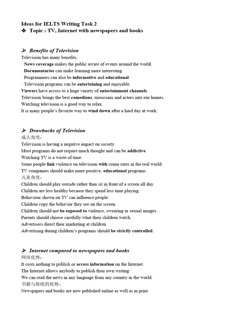 6-ideas-for-ielts-writing-2-tv-newspapers-and-books-pdf