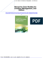 Solution Manual For Case Studies For Health Information Management 2nd Edition