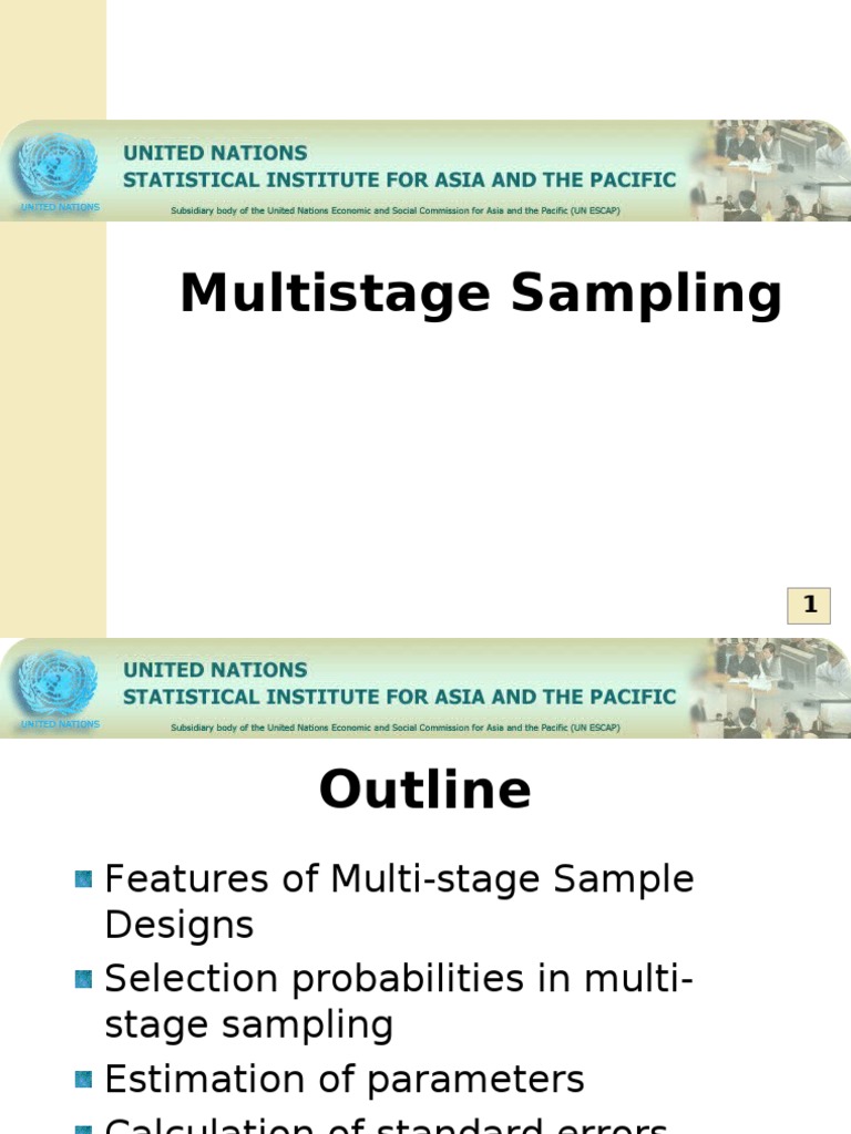 Multistage Sampling | PDF | Multistage Rocket | Sampling (Statistics)