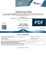 Certificado Evento Congresso Transtornos Do Neurodesenvolvimento - Como Identificar e Intervir