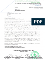Surat Nonaktif Pengurus Pcnu Aceh Dalam DCT Caleg