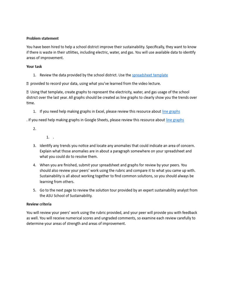 Problem Statement of School District | PDF