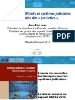 Justice Prédictive JPJ Maroc 2018