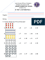 Math1 Pre-Test