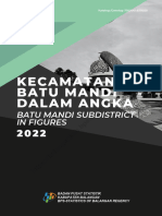 Kecamatan Batu Mandi Dalam Angka 2022