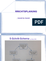 Unterrichtsplanung SchrittfSchritt Klein