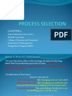 Chapter 5 Process Selection New