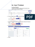 E. Pelayanan - Input Tindakan
