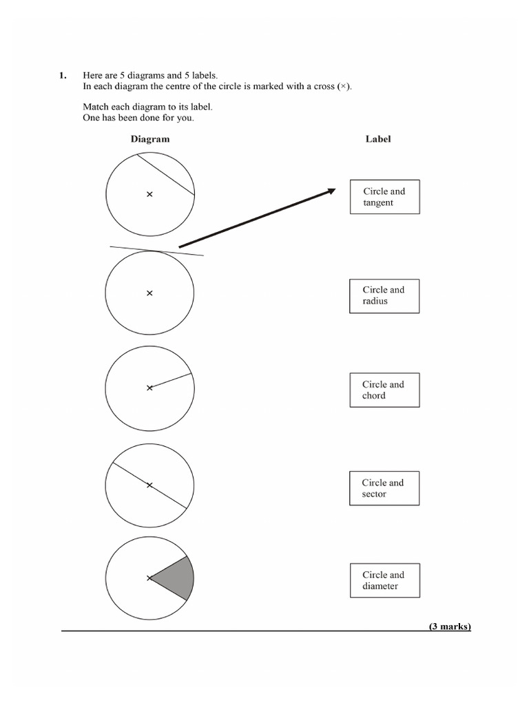 36 Circles Area And Circumference Pdf