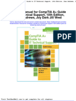 Solution Manual For Comptia A Guide To It Technical Support 10th Edition Jean Andrews Joy Dark Jill West