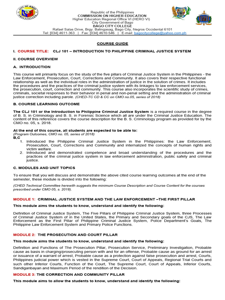 Clj 101 Course Guide Download Free Pdf Prosecutor Online And