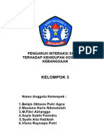 Pengaruh Interaksi Sosial Terhadap Kehidupan Sosial Dan Kebangsaan