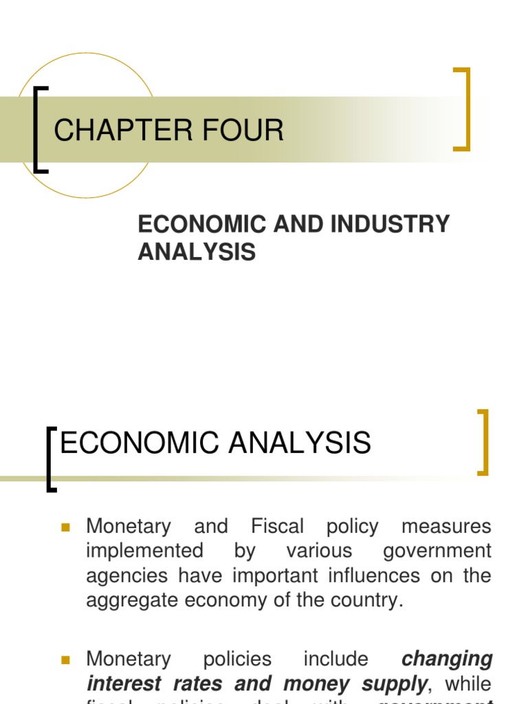 Economic and Industry Analysis Overview | PDF