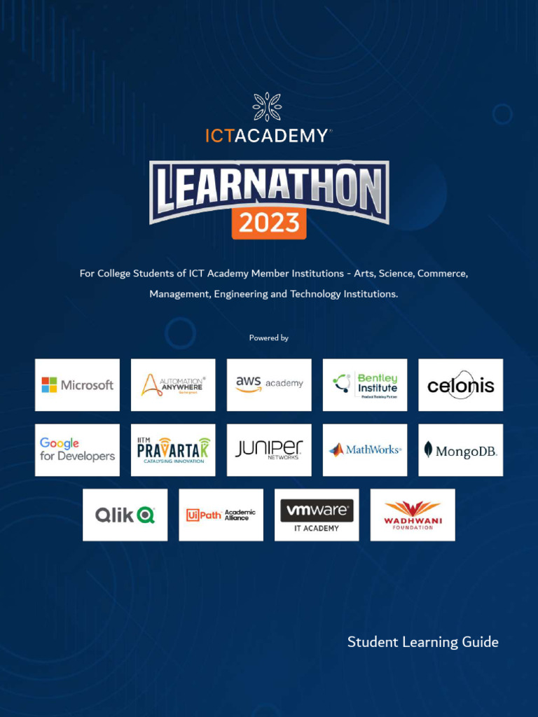 Learnathon 2025 Student Guide | PDF | Educational Technology | Computer ...