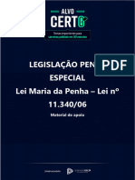 Legislação Penal Especial - Lei Maria Da Penha - Tópicos Relevantes