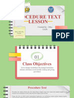 Procedure Text and Presentation