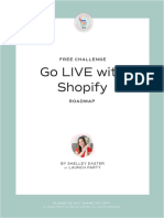 Go Live With Shopify Challenge Roadmap
