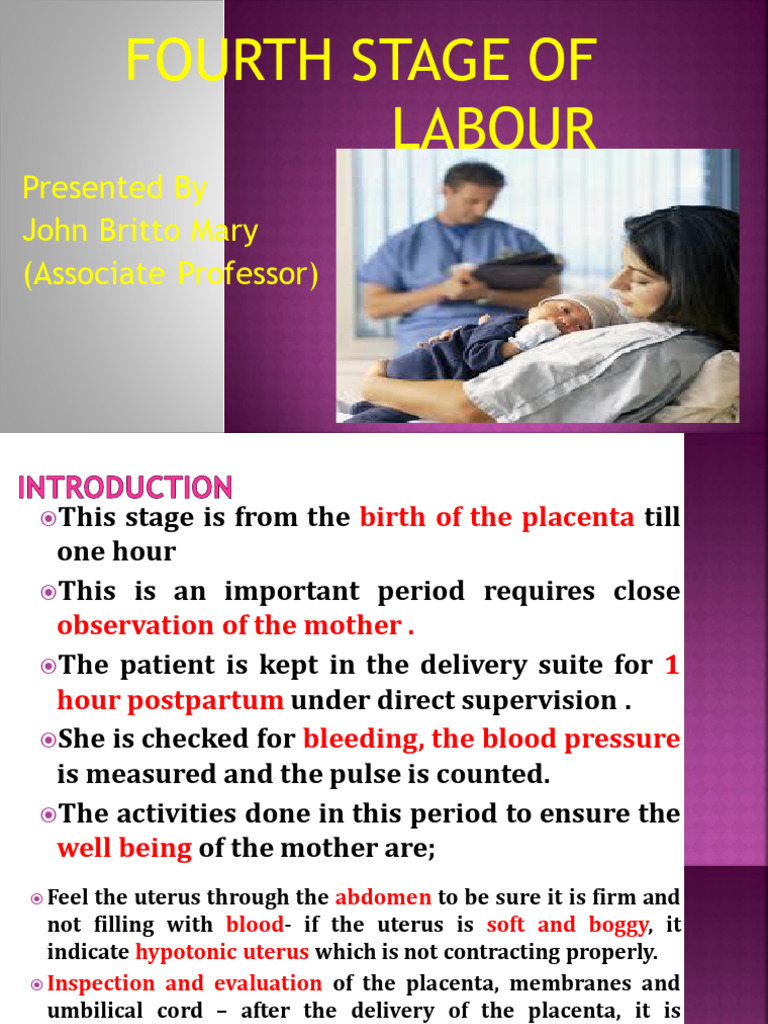 A Look at THE STAGES OF LABOUR AND CHILDBIRTH: critical essentials