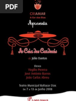 programa ceia dos cardeais