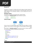 ADP - Pointer and Dynamic Memory Allocation