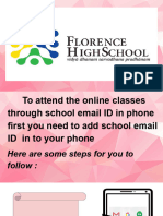 Presentation About How To Login Through School Email Id