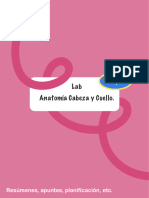 Cuaderno Anatomía de Cabeza Y Cuello (Lab) .