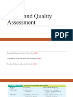 Laboratory Safety and Quality Assessment