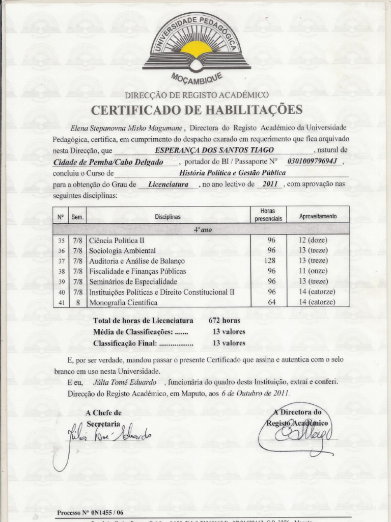 Certificados Academico | PDF