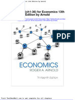Test Bank Ch1 36 For Economics 13th Edition by Arnold