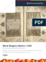 World Religions Prior To 1450 (WHP) - 1