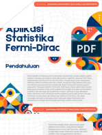 Aplikasi Statistika Fermi Dirac