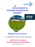 Curriculum Agro - and Minute To Minute Programme