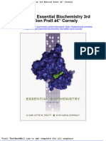 Test Bank Essential Biochemistry 3rd Edition Pratt Cornely
