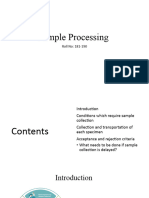 Sample Processing