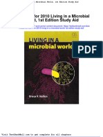 Test Bank For 2010 Living in A Microbial World 1st Edition Study Aid