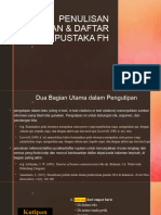 06 PPT Kutipan Daftar Pustaka FH