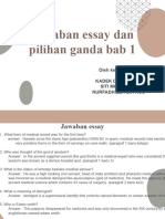 Jawaban Essay Dan Pilihan Ganda Bab 1