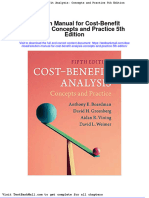 Download Solution Manual for Cost Benefit Analysis Concepts and Practice 5th Edition