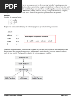 4 Syntax Analysis - Bottom Up Parsing