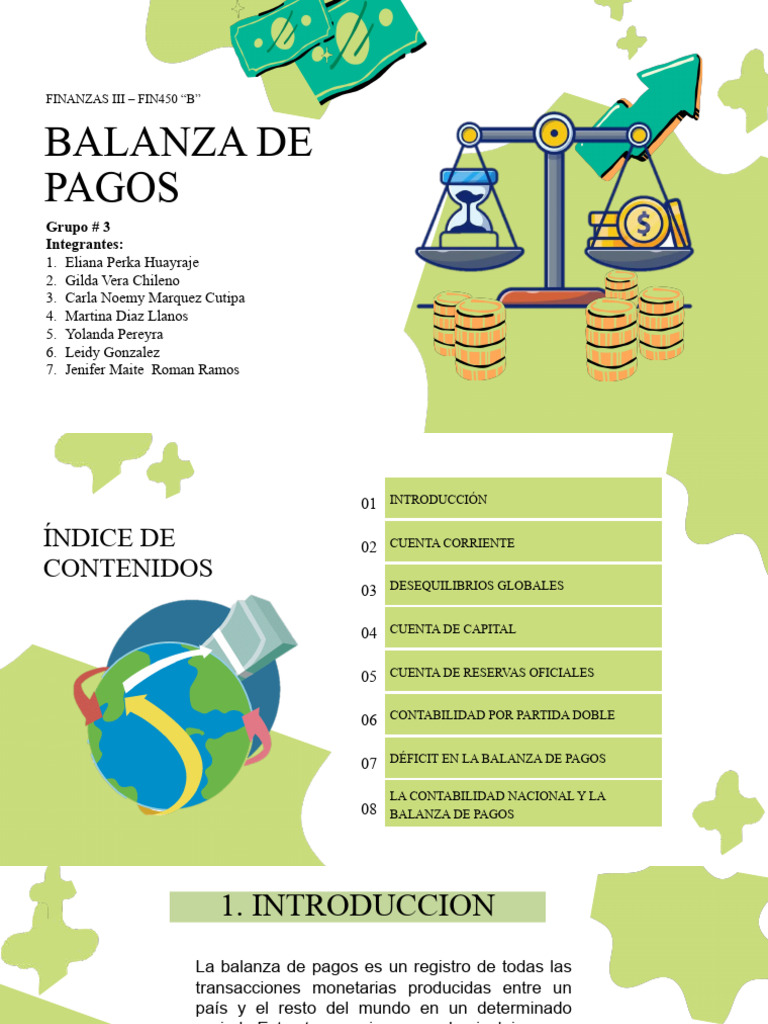 Balanza de Pagos | PDF | Balance de pagos | Balance presupuestario del ...